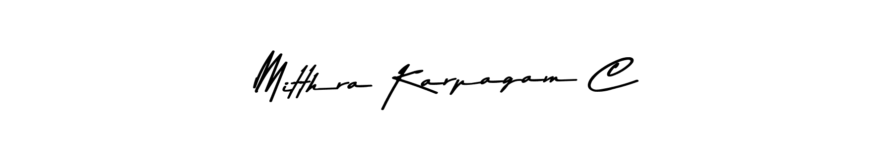 if you are searching for the best signature style for your name Mitthra Karpagam C. so please give up your signature search. here we have designed multiple signature styles  using Asem Kandis PERSONAL USE. Mitthra Karpagam C signature style 9 images and pictures png
