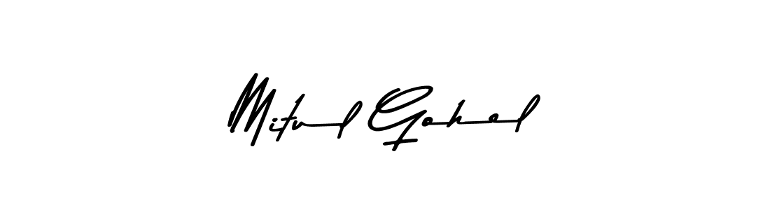 Here are the top 10 professional signature styles for the name Mitul Gohel. These are the best autograph styles you can use for your name. Mitul Gohel signature style 9 images and pictures png
