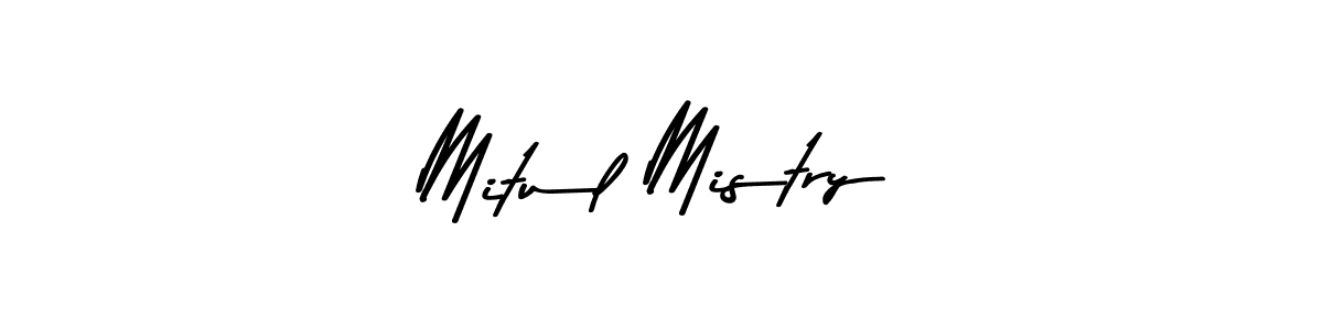 How to make Mitul Mistry signature? Asem Kandis PERSONAL USE is a professional autograph style. Create handwritten signature for Mitul Mistry name. Mitul Mistry signature style 9 images and pictures png