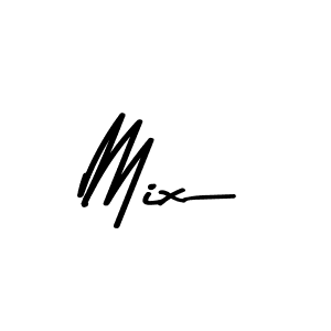 How to make Mix signature? Asem Kandis PERSONAL USE is a professional autograph style. Create handwritten signature for Mix name. Mix signature style 9 images and pictures png