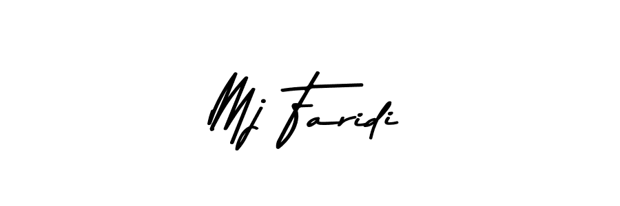 Mj Faridi stylish signature style. Best Handwritten Sign (Asem Kandis PERSONAL USE) for my name. Handwritten Signature Collection Ideas for my name Mj Faridi. Mj Faridi signature style 9 images and pictures png