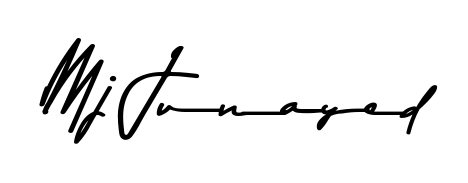 Create a personalized artistic stamp with Mj Junayed in Asem Kandis PERSONAL USE font. Perfect for visual artists, designers, and influencers. Mj Junayed signature style 9 images and pictures png