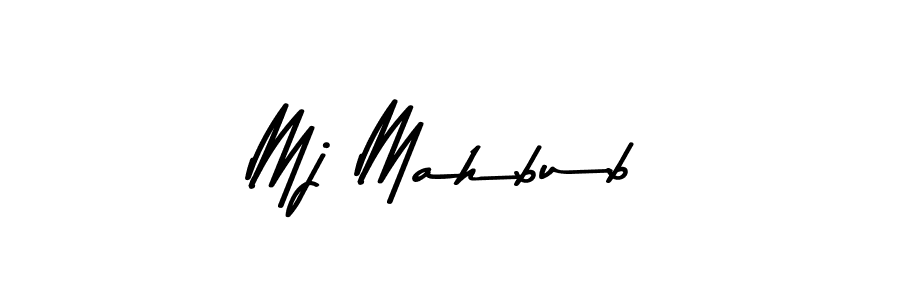 Use a signature maker to create a handwritten signature online. With this signature software, you can design (Asem Kandis PERSONAL USE) your own signature for name Mj Mahbub. Mj Mahbub signature style 9 images and pictures png