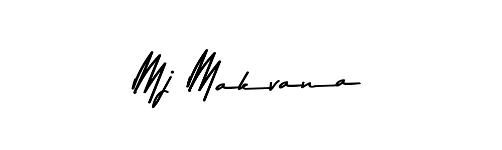 This is the best signature style for the Mj Makvana name. Also you like these signature font (Asem Kandis PERSONAL USE). Mix name signature. Mj Makvana signature style 9 images and pictures png