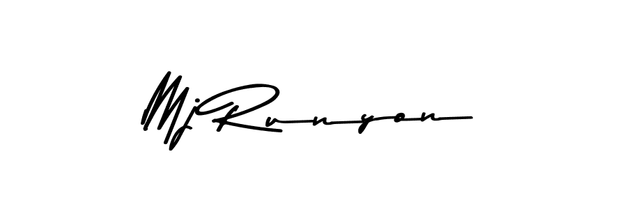 Similarly Asem Kandis PERSONAL USE is the best handwritten signature design. Signature creator online .You can use it as an online autograph creator for name Mj Runyon. Mj Runyon signature style 9 images and pictures png