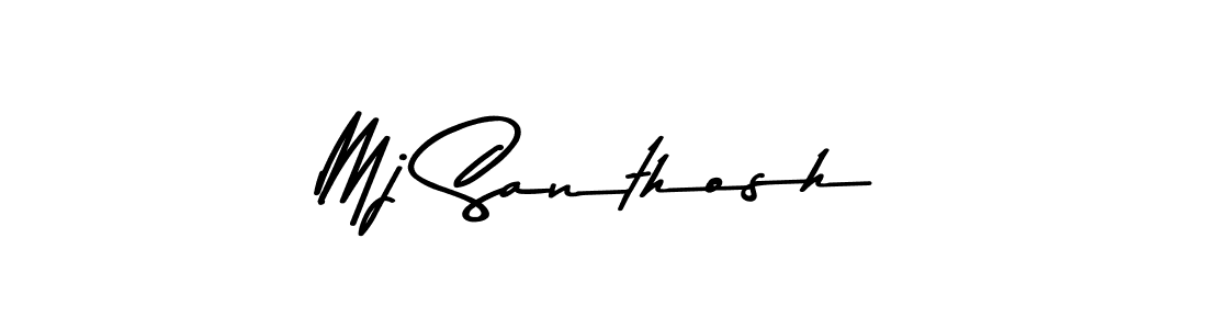 How to Draw Mj Santhosh signature style? Asem Kandis PERSONAL USE is a latest design signature styles for name Mj Santhosh. Mj Santhosh signature style 9 images and pictures png