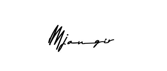 Mjangir stylish signature style. Best Handwritten Sign (Asem Kandis PERSONAL USE) for my name. Handwritten Signature Collection Ideas for my name Mjangir. Mjangir signature style 9 images and pictures png