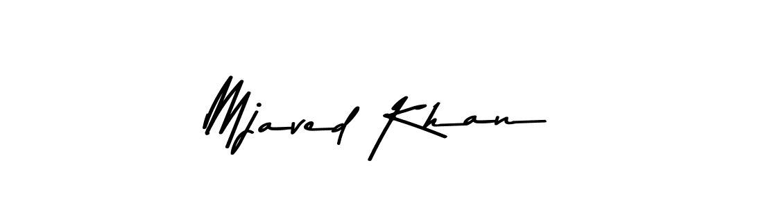Mjaved Khan stylish signature style. Best Handwritten Sign (Asem Kandis PERSONAL USE) for my name. Handwritten Signature Collection Ideas for my name Mjaved Khan. Mjaved Khan signature style 9 images and pictures png