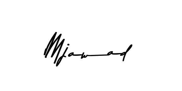 Use a signature maker to create a handwritten signature online. With this signature software, you can design (Asem Kandis PERSONAL USE) your own signature for name Mjawad. Mjawad signature style 9 images and pictures png