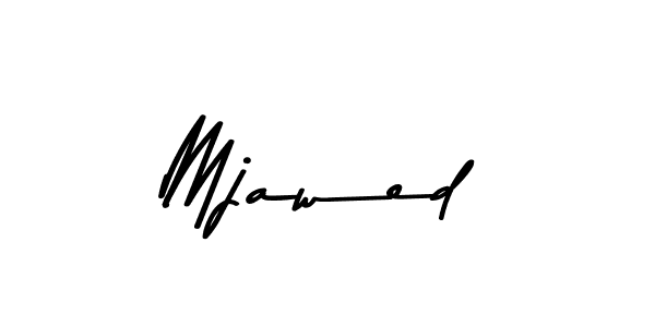 Create a beautiful signature design for name Mjawed. With this signature (Asem Kandis PERSONAL USE) fonts, you can make a handwritten signature for free. Mjawed signature style 9 images and pictures png