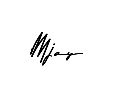 Use a signature maker to create a handwritten signature online. With this signature software, you can design (Asem Kandis PERSONAL USE) your own signature for name Mjay. Mjay signature style 9 images and pictures png