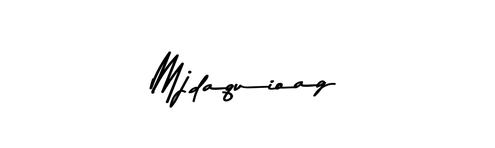 How to make Mjdaquioag signature? Asem Kandis PERSONAL USE is a professional autograph style. Create handwritten signature for Mjdaquioag name. Mjdaquioag signature style 9 images and pictures png