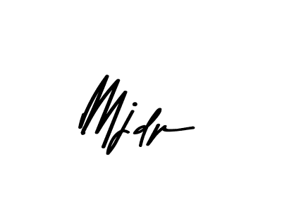 How to make Mjdp name signature. Use Asem Kandis PERSONAL USE style for creating short signs online. This is the latest handwritten sign. Mjdp signature style 9 images and pictures png