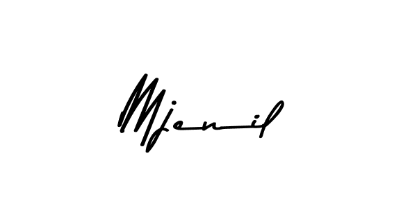 Asem Kandis PERSONAL USE is a professional signature style that is perfect for those who want to add a touch of class to their signature. It is also a great choice for those who want to make their signature more unique. Get Mjenil name to fancy signature for free. Mjenil signature style 9 images and pictures png