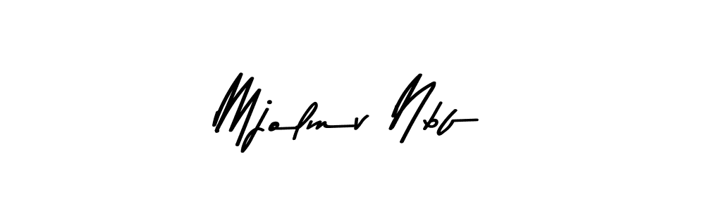 Here are the top 10 professional signature styles for the name Mjolmv Nbf. These are the best autograph styles you can use for your name. Mjolmv Nbf signature style 9 images and pictures png