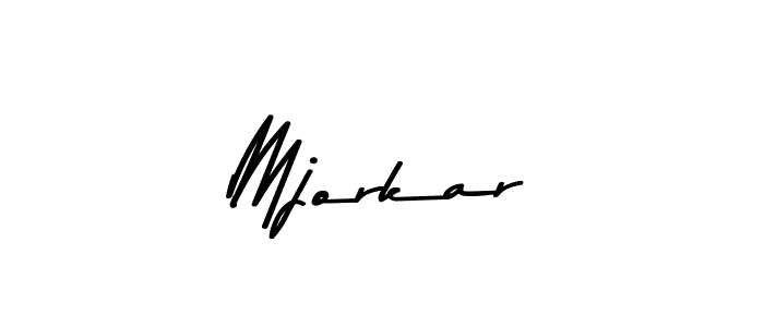 Similarly Asem Kandis PERSONAL USE is the best handwritten signature design. Signature creator online .You can use it as an online autograph creator for name Mjorkar. Mjorkar signature style 9 images and pictures png