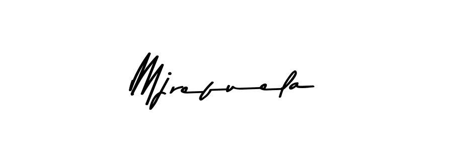 The best way (Asem Kandis PERSONAL USE) to make a short signature is to pick only two or three words in your name. The name Mjrefuela include a total of six letters. For converting this name. Mjrefuela signature style 9 images and pictures png