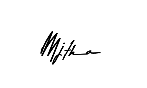 Mjtha stylish signature style. Best Handwritten Sign (Asem Kandis PERSONAL USE) for my name. Handwritten Signature Collection Ideas for my name Mjtha. Mjtha signature style 9 images and pictures png