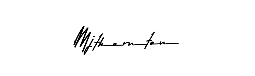 Also we have Mjthornton name is the best signature style. Create professional handwritten signature collection using Asem Kandis PERSONAL USE autograph style. Mjthornton signature style 9 images and pictures png