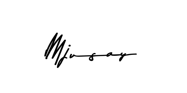 Use a signature maker to create a handwritten signature online. With this signature software, you can design (Asem Kandis PERSONAL USE) your own signature for name Mjusay. Mjusay signature style 9 images and pictures png