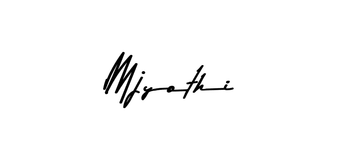 How to make Mjyothi signature? Asem Kandis PERSONAL USE is a professional autograph style. Create handwritten signature for Mjyothi name. Mjyothi signature style 9 images and pictures png