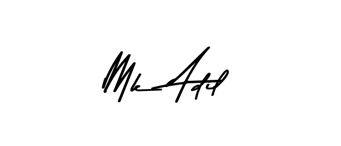 Also You can easily find your signature by using the search form. We will create Mk Adil name handwritten signature images for you free of cost using Asem Kandis PERSONAL USE sign style. Mk Adil signature style 9 images and pictures png