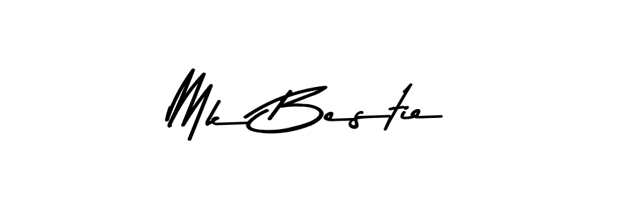 How to make Mk Bestie signature? Asem Kandis PERSONAL USE is a professional autograph style. Create handwritten signature for Mk Bestie name. Mk Bestie signature style 9 images and pictures png