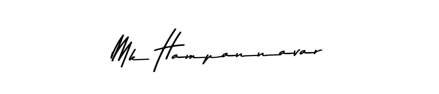 Also You can easily find your signature by using the search form. We will create Mk Hampannavar name handwritten signature images for you free of cost using Asem Kandis PERSONAL USE sign style. Mk Hampannavar signature style 9 images and pictures png