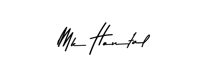 Here are the top 10 professional signature styles for the name Mk Hontal. These are the best autograph styles you can use for your name. Mk Hontal signature style 9 images and pictures png