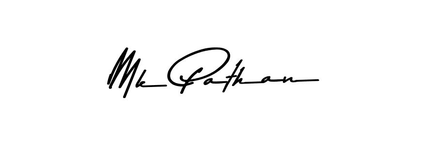 Make a beautiful signature design for name Mk Pathan. With this signature (Asem Kandis PERSONAL USE) style, you can create a handwritten signature for free. Mk Pathan signature style 9 images and pictures png