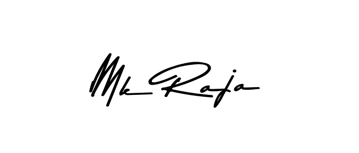 Use a signature maker to create a handwritten signature online. With this signature software, you can design (Asem Kandis PERSONAL USE) your own signature for name Mk Raja. Mk Raja signature style 9 images and pictures png