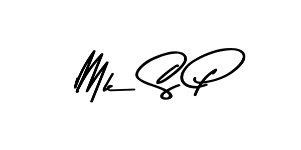 Mk S P stylish signature style. Best Handwritten Sign (Asem Kandis PERSONAL USE) for my name. Handwritten Signature Collection Ideas for my name Mk S P. Mk S P signature style 9 images and pictures png