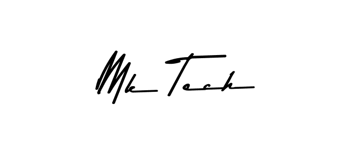 Design your own signature with our free online signature maker. With this signature software, you can create a handwritten (Asem Kandis PERSONAL USE) signature for name Mk Tech. Mk Tech signature style 9 images and pictures png