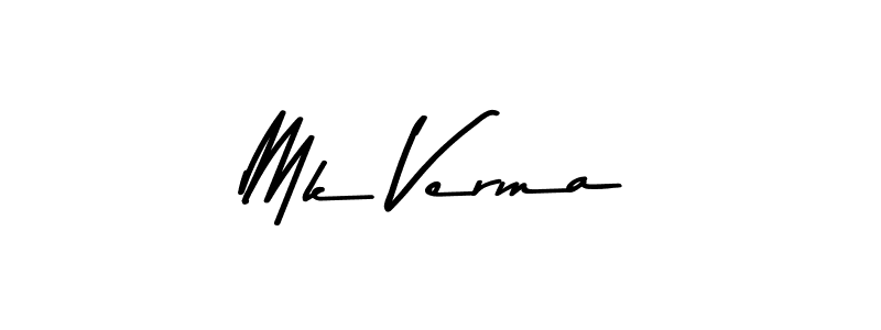 Mk Verma stylish signature style. Best Handwritten Sign (Asem Kandis PERSONAL USE) for my name. Handwritten Signature Collection Ideas for my name Mk Verma. Mk Verma signature style 9 images and pictures png