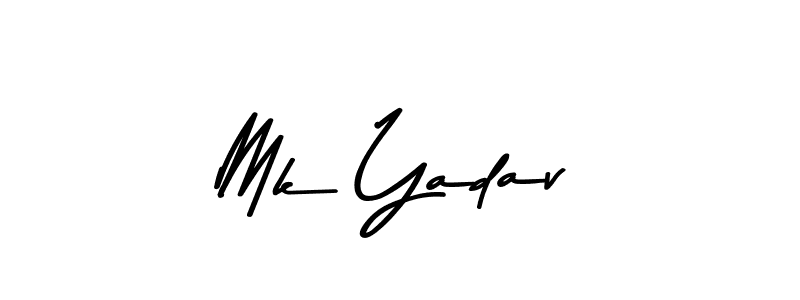 Use a signature maker to create a handwritten signature online. With this signature software, you can design (Asem Kandis PERSONAL USE) your own signature for name Mk Yadav. Mk Yadav signature style 9 images and pictures png