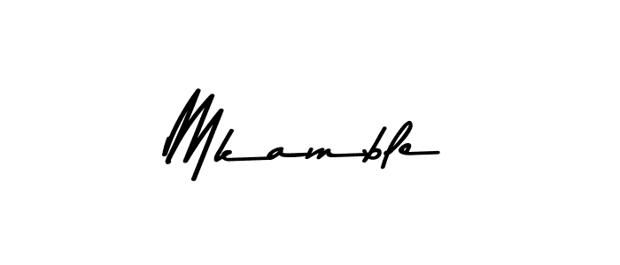 Use a signature maker to create a handwritten signature online. With this signature software, you can design (Asem Kandis PERSONAL USE) your own signature for name Mkamble. Mkamble signature style 9 images and pictures png