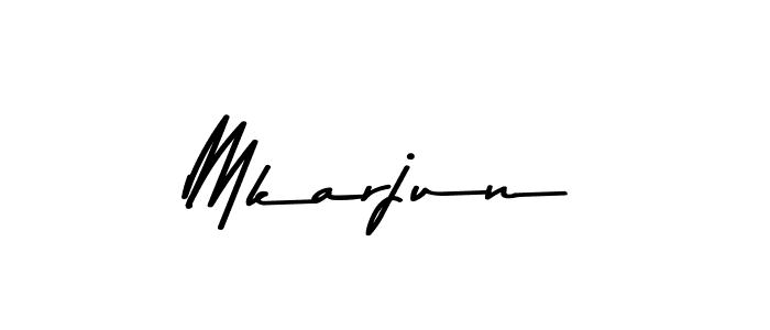 Mkarjun stylish signature style. Best Handwritten Sign (Asem Kandis PERSONAL USE) for my name. Handwritten Signature Collection Ideas for my name Mkarjun. Mkarjun signature style 9 images and pictures png