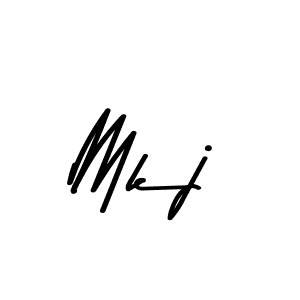 Make a beautiful signature design for name Mkj. With this signature (Asem Kandis PERSONAL USE) style, you can create a handwritten signature for free. Mkj signature style 9 images and pictures png