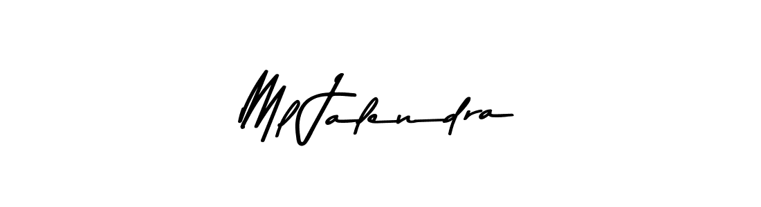 This is the best signature style for the Ml Jalendra name. Also you like these signature font (Asem Kandis PERSONAL USE). Mix name signature. Ml Jalendra signature style 9 images and pictures png