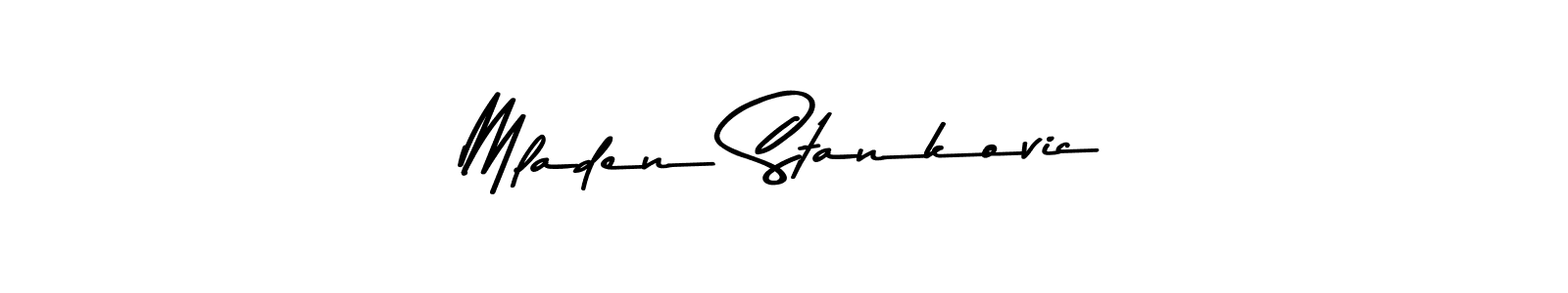Similarly Asem Kandis PERSONAL USE is the best handwritten signature design. Signature creator online .You can use it as an online autograph creator for name Mladen Stankovic. Mladen Stankovic signature style 9 images and pictures png