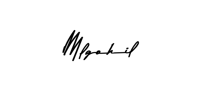 It looks lik you need a new signature style for name Mlgohil. Design unique handwritten (Asem Kandis PERSONAL USE) signature with our free signature maker in just a few clicks. Mlgohil signature style 9 images and pictures png