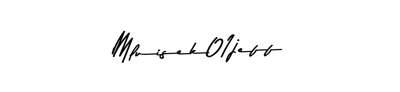 Design your own signature with our free online signature maker. With this signature software, you can create a handwritten (Asem Kandis PERSONAL USE) signature for name Mluisek01jeff. Mluisek01jeff signature style 9 images and pictures png