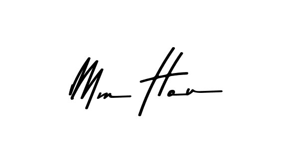How to Draw Mm Hou signature style? Asem Kandis PERSONAL USE is a latest design signature styles for name Mm Hou. Mm Hou signature style 9 images and pictures png