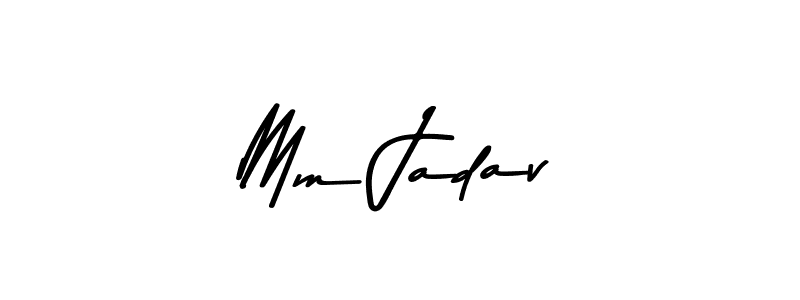 How to make Mm Jadav signature? Asem Kandis PERSONAL USE is a professional autograph style. Create handwritten signature for Mm Jadav name. Mm Jadav signature style 9 images and pictures png