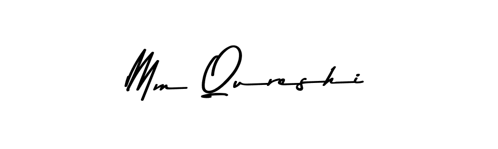 Design your own signature with our free online signature maker. With this signature software, you can create a handwritten (Asem Kandis PERSONAL USE) signature for name Mm Qureshi. Mm Qureshi signature style 9 images and pictures png