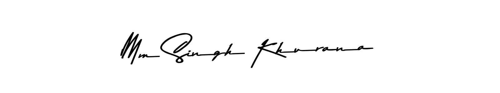 Use a signature maker to create a handwritten signature online. With this signature software, you can design (Asem Kandis PERSONAL USE) your own signature for name Mm Singh Khurana. Mm Singh Khurana signature style 9 images and pictures png