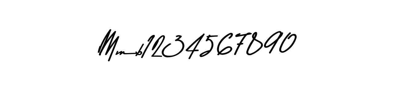 Create a beautiful signature design for name Mmb1234567890. With this signature (Asem Kandis PERSONAL USE) fonts, you can make a handwritten signature for free. Mmb1234567890 signature style 9 images and pictures png