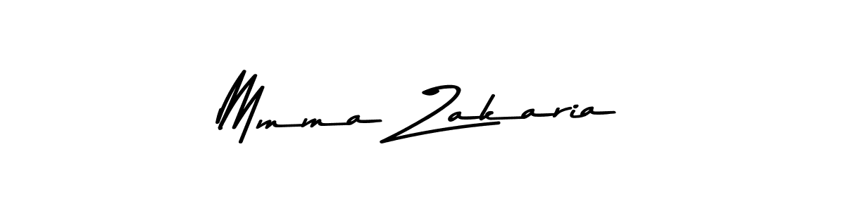 Design your own signature with our free online signature maker. With this signature software, you can create a handwritten (Asem Kandis PERSONAL USE) signature for name Mmma Zakaria. Mmma Zakaria signature style 9 images and pictures png