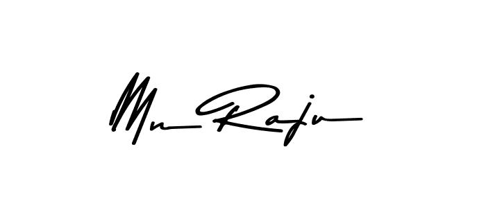 Design your own signature with our free online signature maker. With this signature software, you can create a handwritten (Asem Kandis PERSONAL USE) signature for name Mn Raju. Mn Raju signature style 9 images and pictures png