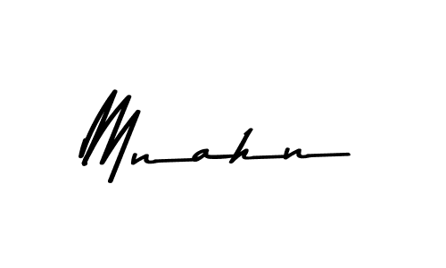 Similarly Asem Kandis PERSONAL USE is the best handwritten signature design. Signature creator online .You can use it as an online autograph creator for name Mnahn. Mnahn signature style 9 images and pictures png